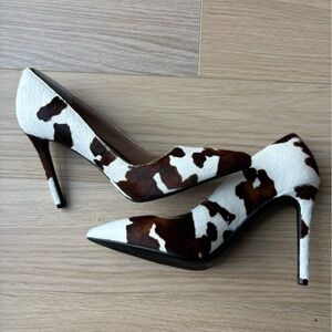 Cow-Print Pumps